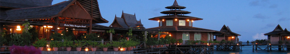 Borneo - Мабул Бунгало Резорт - Mabul Water Bungalow Resort